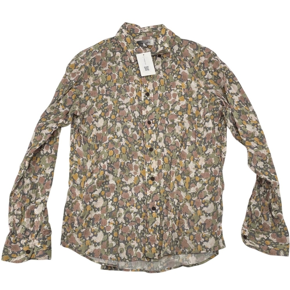 Isabel Marant  Ilakob Cotton Shirt  Floral Camo Print XS NWOT